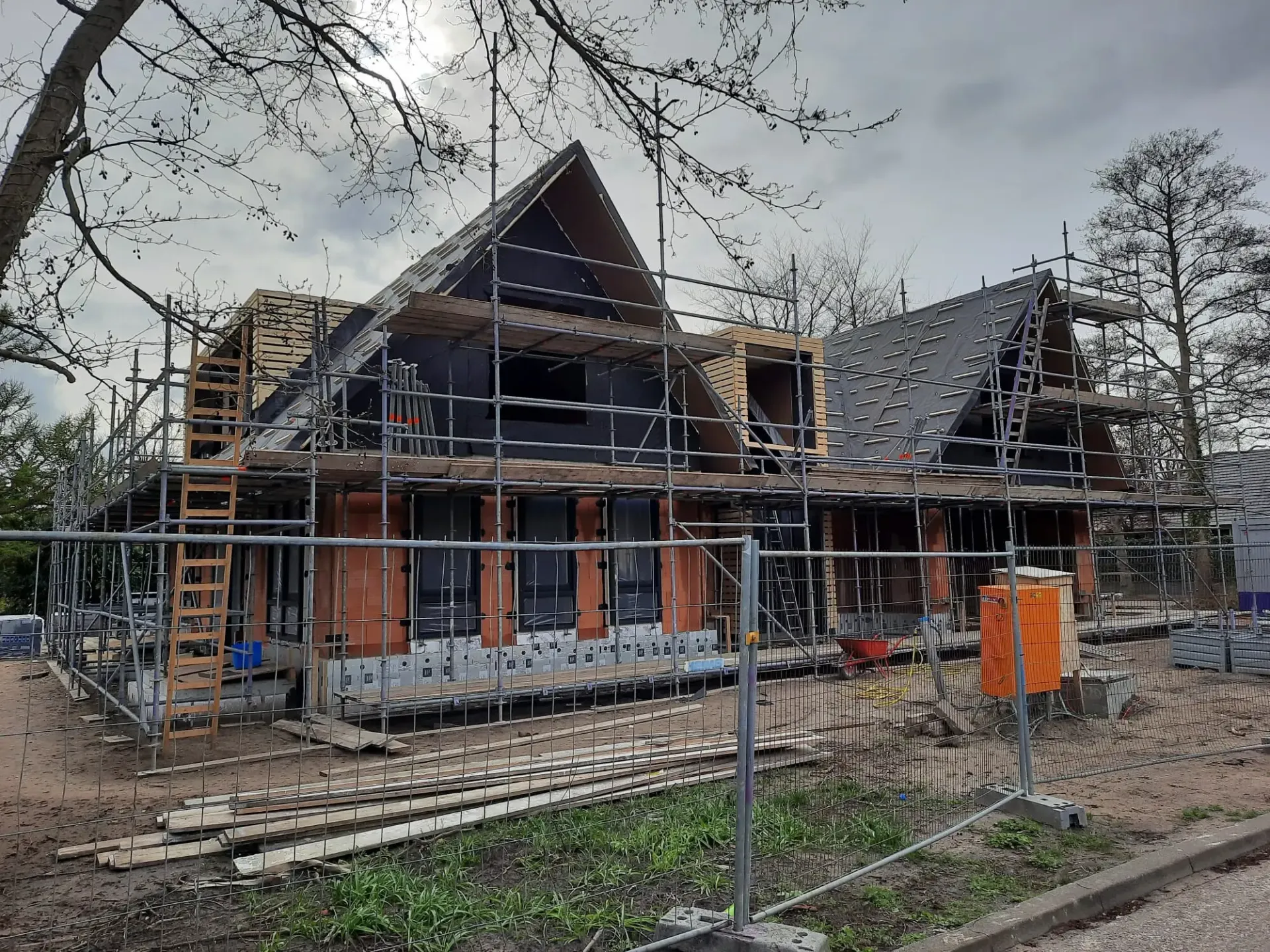 Compleet casco in aanbouw